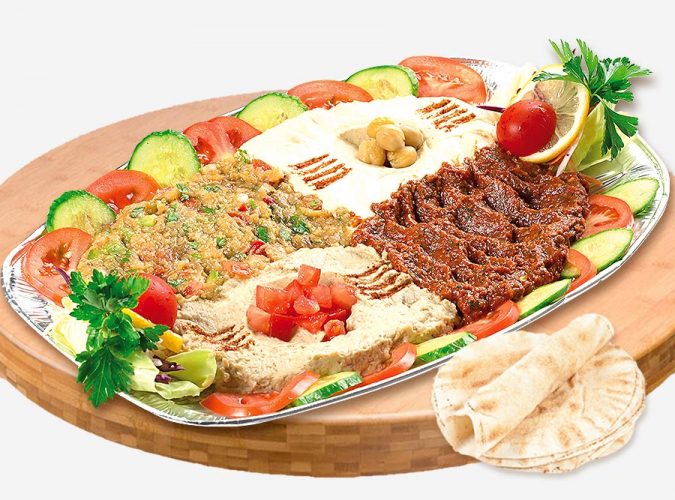Platou libanez aperitiv rece 4 persoane – 1000g